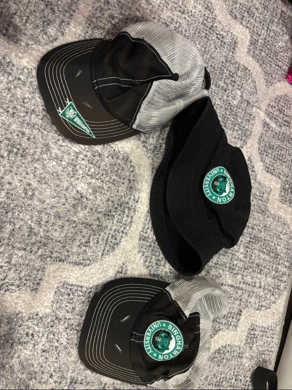 Binghamton hats, $7 each message if you want listed individually